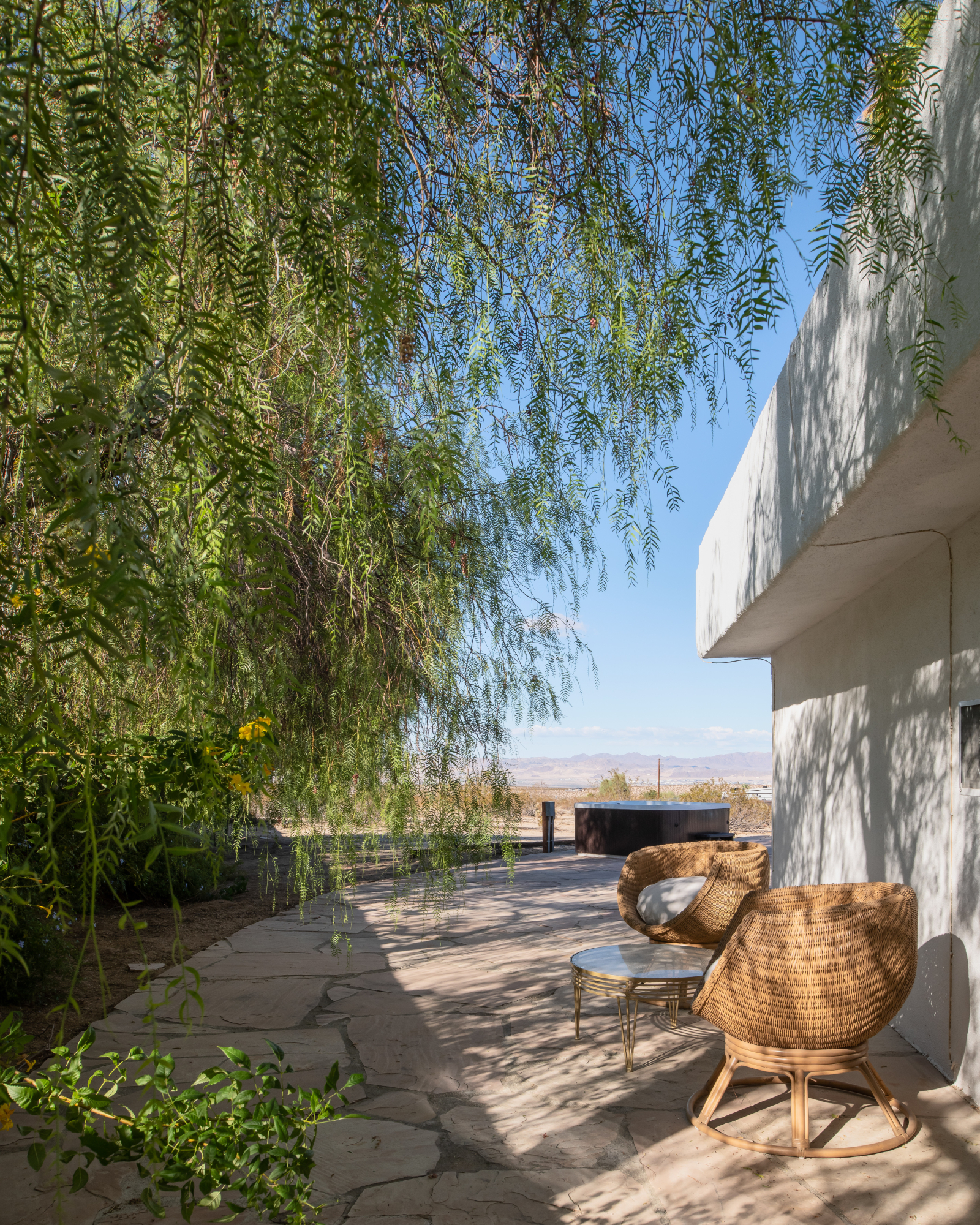 Joshua Tree Pool House: 360 view, pool+spa, on 2.5 acres