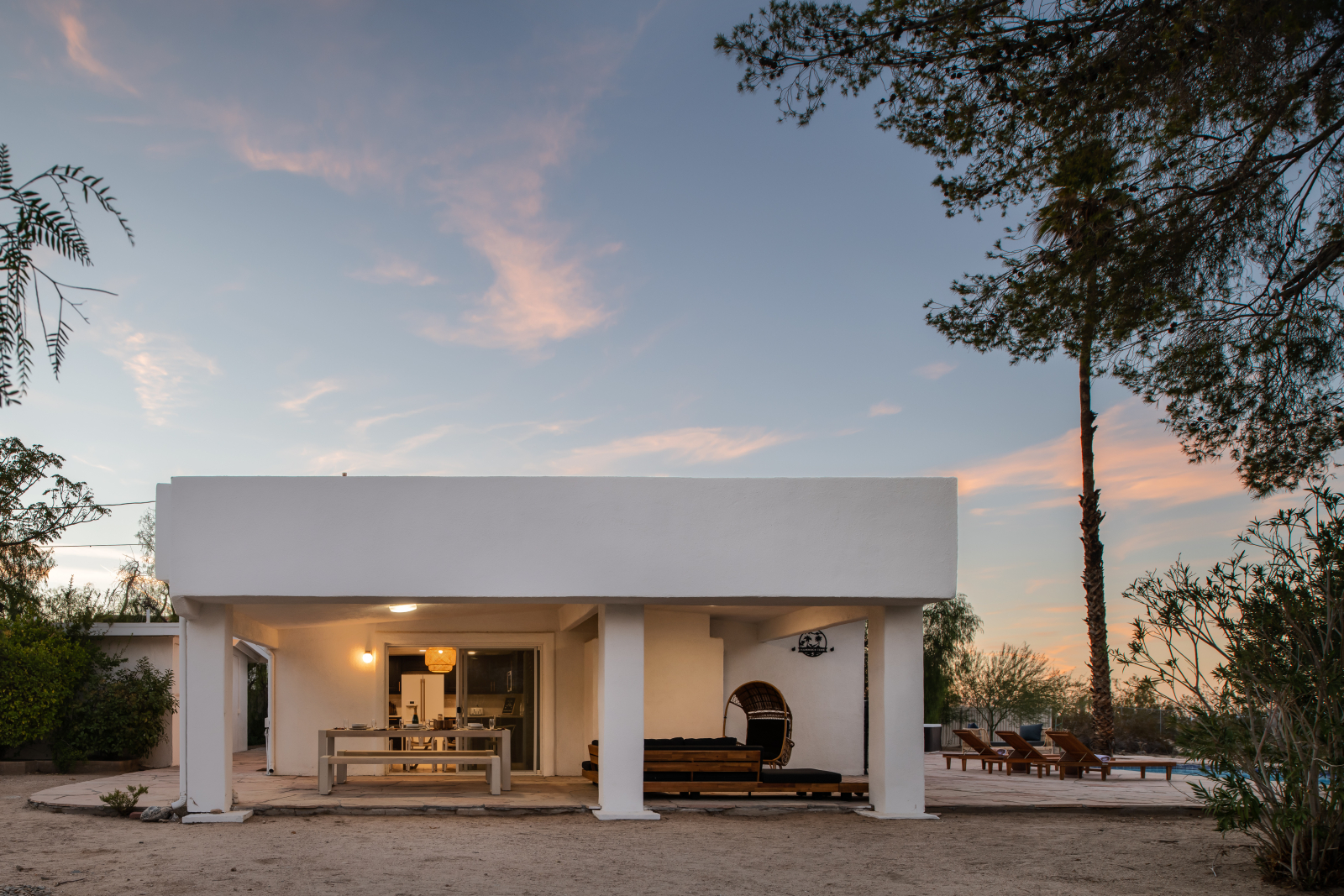 Joshua Tree Pool House: 360 view, pool+spa, on 2.5 acres