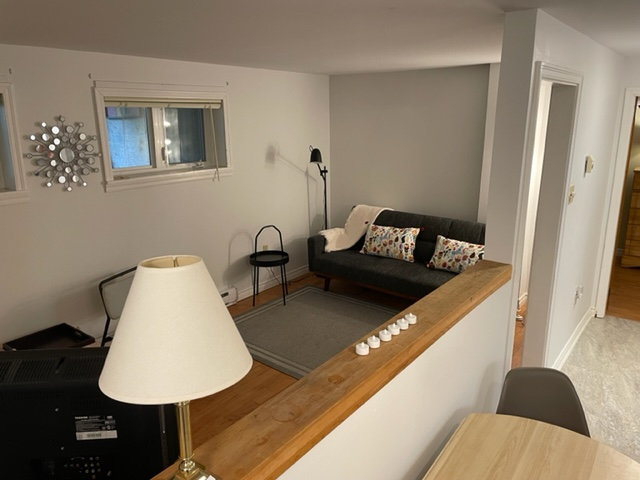 Kitchen View to Living Room