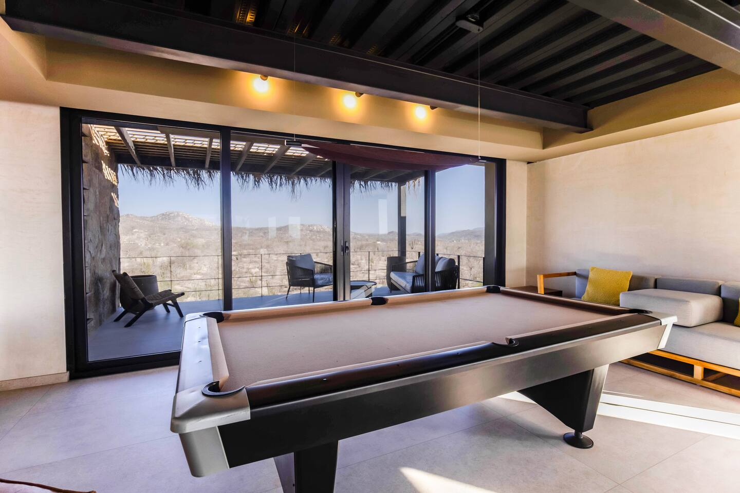 Pool Table and Palapa Terrace
