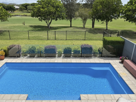 Golf course living - modern, spacious home