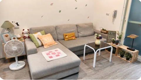 Gezellig, helder appartement met drie kamers