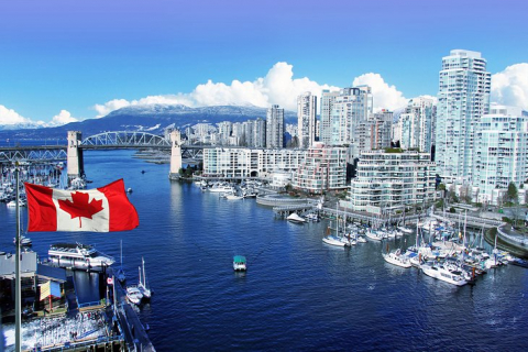 Vancouver, Canada, 2 Bedroom City Apartment with Garden & Patio