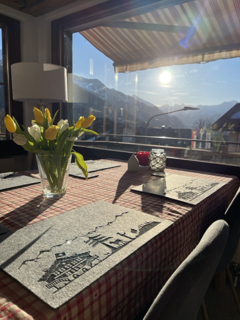 Enjoy a blissful sunrise in the mountains near Davos