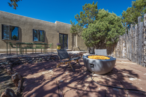 Adobe casita on ten acre property close to the downtown plaza