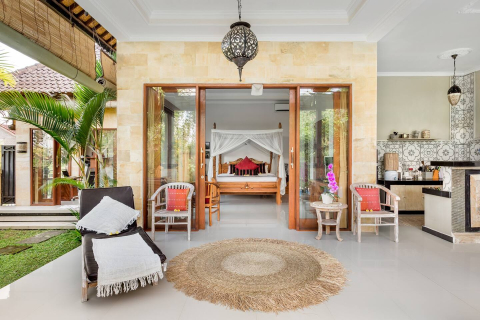 Prachtige privévilla met kantoor en zwembad in Ubud