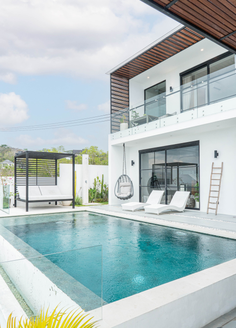 Villa met 2 slaapkamers en uitzicht op de oceaan in Uluwatu, Bali