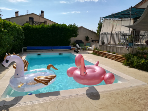 Large house with swimming pool in Drôme Provençale (south-eastern France, bordering Ardèche, Vaucluse and Gard)