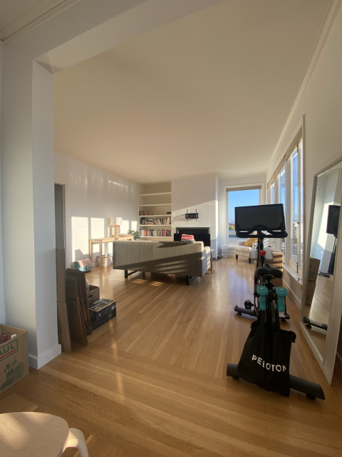 Spacious and comfortable top floor apartment with an epic view of San Francisco Bay
