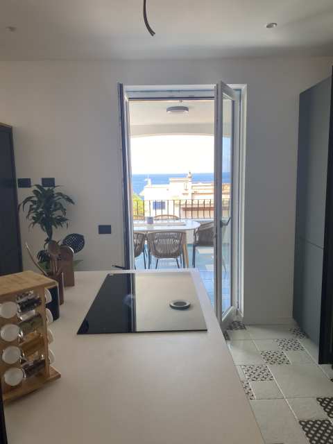 Luxurious romantic villa on the sea of the gulf of Mondello
