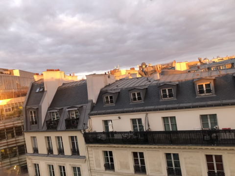 Duplex with balcony and view of Sacré Cœur, 2 steps from the Opera Garnier