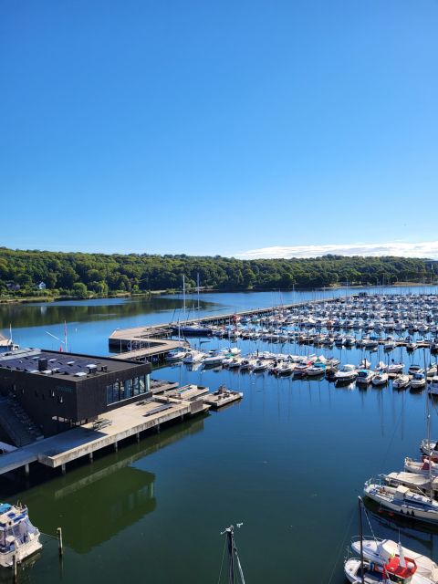 Large harbourfront appartment in Vejle, Denmark with amazing views