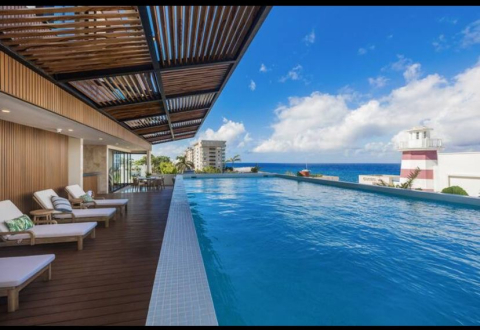 Luxury apartment in the caribbean