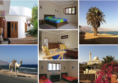 Spacious 2 bdr house in sunny Egypt near beach and mountains