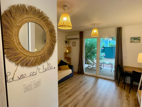 Mediterranean Escape: Charming Corsica Studio 5min to Beaches