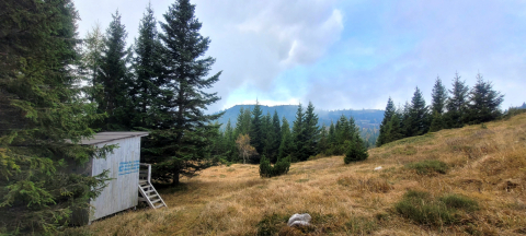 Rustic hut with views of the Brenta Dolomites