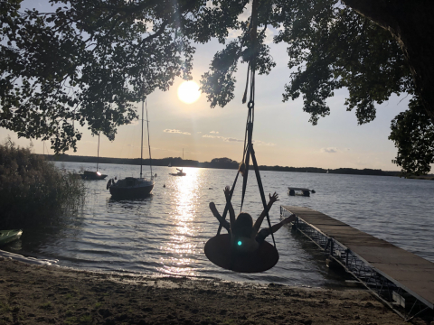 Fantástica casa de vacaciones junto al lago para familias con niños, Polonia Central