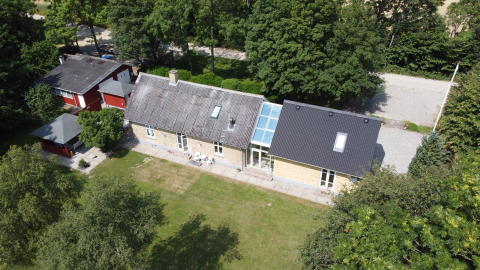 Completely renovated trainstation in beautiful nature.