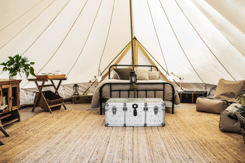 Luxury private camp on Margaret River vineyard